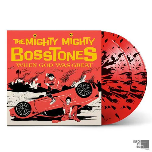 THE MIGHTY MIGHTY BOSSTONES ´When God Was Great´ Red with Black Splatter Vinyl
